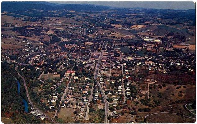 Marion - Aerial View
This aerial view is better than most seen.   It dates from sometime in the 1960s.  Lots of detail here.
