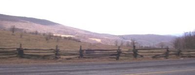 View of Mount Rogers from Route 600 at the Grayson - Smyth County Line, March 6, 2003
