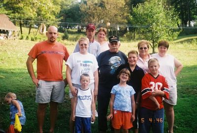 Greer, J. Brad and Family
Sadie, Brad, JB, Carrie, Colton, Randy, Tammie, Laura, Lynn, Trevor and other g-kids.  Courtesy of Sadie Samper Greer[email]jstamper100@comcast.net[/email]
