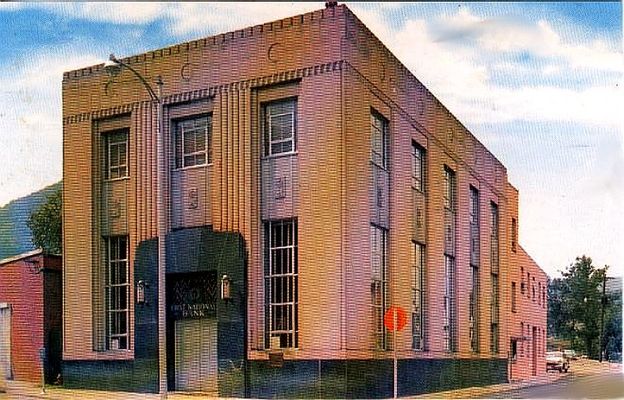 Narrows - First National Bank of the Narrows
This is from a 1960s postcard.
