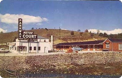 Laurel Springs - Parkway Motor Court
This is from a 1950s or early 1960s postcard.
