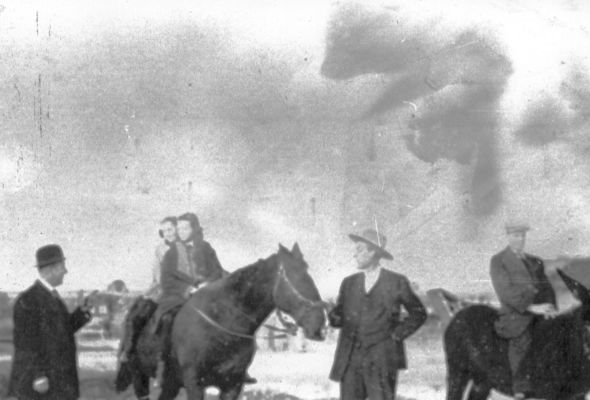 Click to view full size image
==============
Phipps, Vance
Vance Phipps, in the center of the photo, was the son of Nathaniel Phipps and Martha Carolina Hart. He was born and raised in the Weaver's Ford section of Ashe County, NC. He was accused of murder, however, and fled the jurisdiction because he felt he couldn't get a fair trial. This photo was taken in Boone County, Iowa around 1900.
Phipps, Vance
Vance Phipps, in the center of the photo, was the son of Nathaniel Phipps and Martha Carolina Hart. He was born and raised in the Weaver's Ford section of Ashe County, NC. He was accused of murder, however, and fled the jurisdiction because he felt he couldn't get a fair trial. This photo was taken in Boone County, Iowa around 1900.
