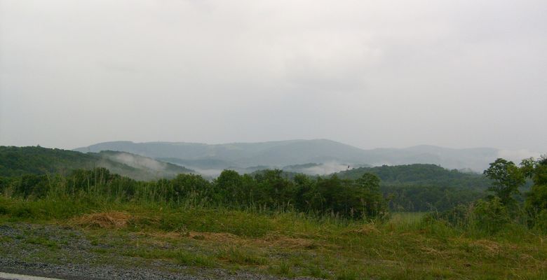 Whitetop - Morning Mist
This photo was taken on a rainy morning, looking south from U.S. 58 near Whitetop Post Office.  Photo June 13, 2007 by Jeff Weaver
