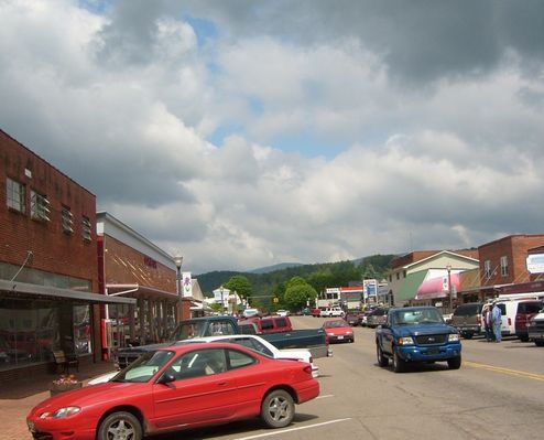 Mountain City - Main Street
View to the South on Main Street in Mountain City.  Click here for the [url=http://www.mountaincityonline.com/]Mountain City Website.[/url]  Photo by Jeff Weaver, May 18, 2007.
