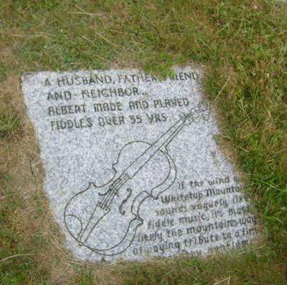 Haw Orchard - Albert Hash Memorial Stone
This stone is in Haw Orchard Cemetery.  Photo June 13, 2007 by Jeff Weaver.
