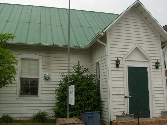 Glade Spring - Glade Spring Public Library
This building was orginally home to the Glade Spring Episcopal Church.  Photo May 23, 2007 by Jeff Weaver.
