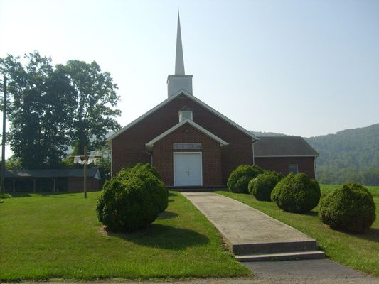 Twin Oaks -Shiloh United Methodist Church
Shiloh Methodist Church was established in 1838.  The first building served as the Alleghany County Court House during the Civil War and until 1868.  Photo June 27, 2007 by Jeff Weaver.
