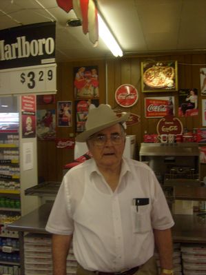 Singleton, Fred
Fred is shown here in his east end Saltville store.  Photo by Jeff Weaver, July 16, 2007.
