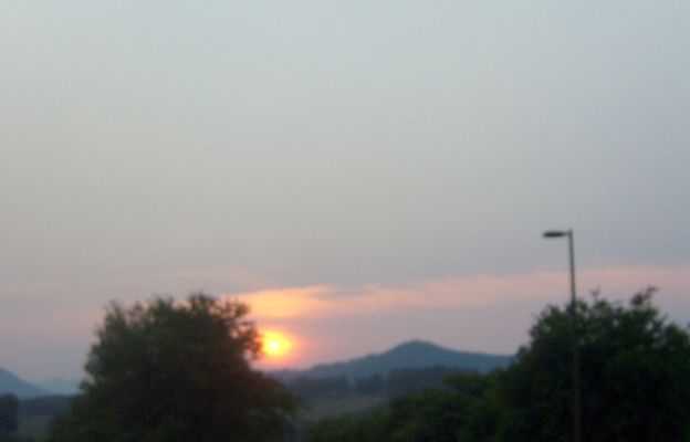 Jefferson - Sunset over the Mountains
Photo August 2007 by Jeff Weaver

