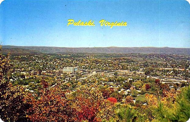 Pulaski - Aerial View
This is from a 1960s postcard.
