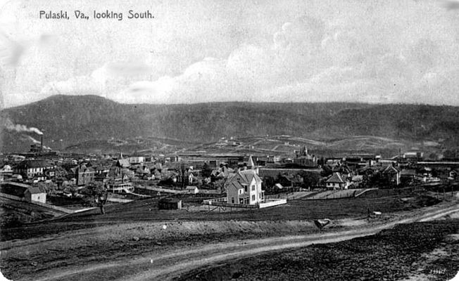 Pulaski - View looking South
This is a circa 1910 postcard.
