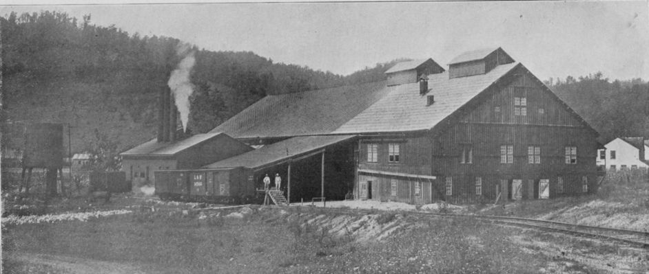 richlandsbarite.jpg
This is a circa 1905 photo of the Pittsburg Baryta and Milling Corporation's facility at Richlands, Tazewell County, VA.
