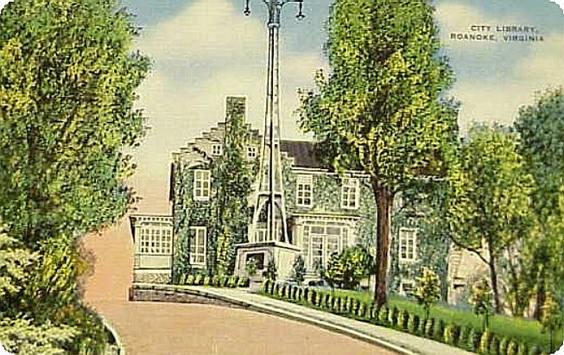 roanokeoldlibrary.jpg
This circa 1940 postcard shows the Roanoke Public Library at that time.
