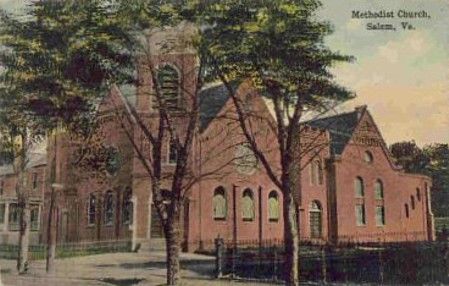 salemmethodist.jpg
This is from a 1910-20 era postcard.  First United Methodist Church of Salem's [url=http://www.fumcsalemva.org/default.asp]website may be found here.[/url]
