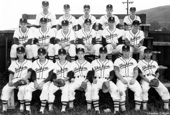 Saltville - Shakers May 1956
SALTVILLE SHAKERS / UNDEFEATED 1956 DISTRICT VII CHAMPS
 
 
BOTTOM ROW - L-R - DONNIE PARKS,  KENNY CANNON,  CARLIS ALLISON,  JOHNNY DAVIDSON,  ROBERT DUNCAN,  SONNY WALL, BOB BOOTH
 
SECOND ROW - JIM CAHILL, TOMMY (SOREARM) SMITH,  HERBIE HAYNES,  DON SMITH,  STAN McCREADY,  HAROLD DEBORD
 
TOP ROW -  JOE SHIPLEY, COACH,  BOBBY GRACE,  GENE CAMPBELL,  DOUG CANNON,  CRAIG BARBROW
 
PHOTO BY CHESTER TOTTEN.  Courtesy of Don Smith [email]dsmith1043@comcast.net[/email]

