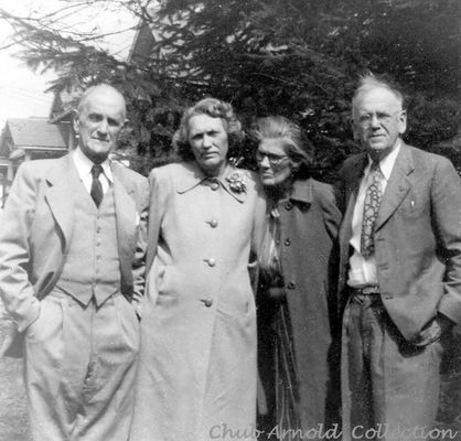 Shannon Family
DOUG SHANNON, IN RIGHT OF PICTURE, WAS ONE OF TWO GRADUATES OF THE FIRST GRADUATING CLASS AT SALTVILLE HIGH SCHOOL IN 1909. THE OTHER ONE WAS MISS ROBBIE CAMPBELL (ROGERS), WHO LIVED ON EASY STREET AND TAUGHT THIRD GRADE AT SALTVILLE ELEMENTARY FOR MANY YEARS. MISS LULA SHANNON TAUGHT FOURTH GRADE FOR MANY YEARS. DOUG WAS EMPLOYED IN THE MATHIESON OFFICE AT THE PLANT.
 
GEORGE WAS A LAWYER WHO LIVED OUT OF TOWN AND VISITED FROM TIME TO TIME. I DIDN'T KNOW ELLEN.
 
 


FROM LEFT...GEORGE  SHANNON,   ELLEN  SHANNON,   LULA  SHANNON,   AND   C.  DOUGLAS  SHANNON.  Courtesy of Don Smith [email]dsmith1043@comcast.net[/email]

