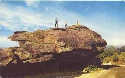 sphinxrock.jpg
This is a 1950s postcard showing Sphinx Rock on Grandfather mountain.
