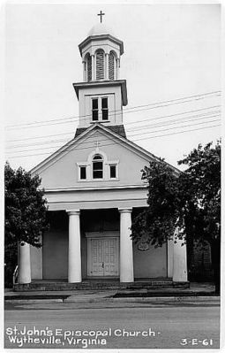 Wytheville - St. John's Episcopal Church
From a 1950s real photo postcard.
