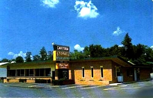 Christiansburg - Stone's Cafeteria
This is from a 1970s postcard.

