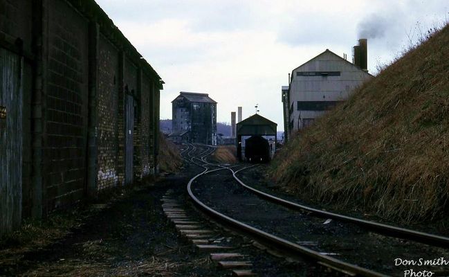Saltville - High Pressure Steam Plant
TRACKS TO HIGH PRESSURE STEAM PLANT  /  OLIN  /  SALTVILLE, VA.  /  APRIL 3, 1972.  Courtesy of Don Smith [email]dsmith1043@comcast.net[/email]

