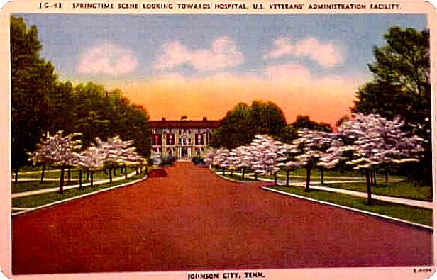 vahospital.jpg
This is a 1930-45 era linen postcard of the Mountain Home Veterans Administration Hospital in springtime.
