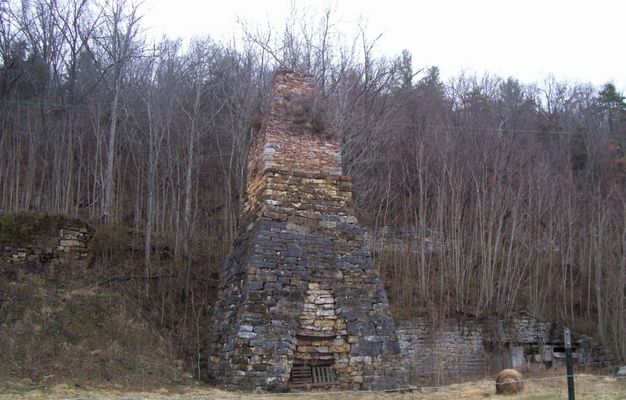 wattsbottomironfurnace.jpg
This Iron Furnace is located just north of Ivanhoe near State Rt. 94 at "Watt's Bottom", Wythe County.  Courtesy of David Arnold [email]david.arnold@adelphia.net[/email]
