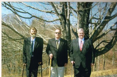 Weaver, Jeffrey, Austin and Eric
Photo taken March 1, 2008 on the occasion of the funeral of our mother, sue Phipps Weaver at Pleasamt Jome Baptist Church, Grassy Creek, North Carolina.
