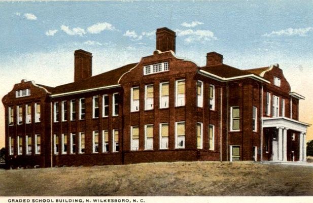 wilkesborogradedschool.jpg
This ca. 1915 postcard shows the graded school at Wilkesboro, North Carolina.
