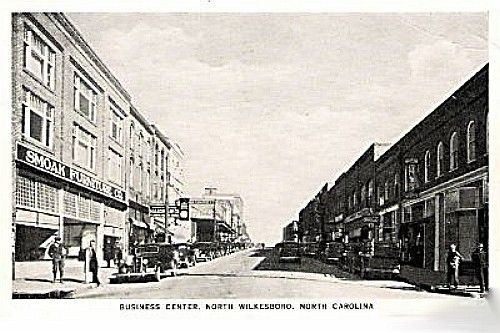 wilkesbuscenter.jpg
This 1938 postcard shows the downtown area of North Wilkesboro, North Carolina.
