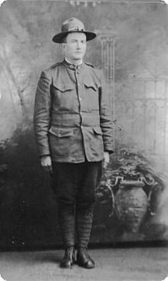 Williams, Leftwich
This is Leftwich Williams in the U.S. Army uniform for World War I (1917-1918).
