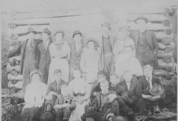 wolfknobgroup1.jpg
This group of young people posed for this photo near Wolf Knob circa 1915.
