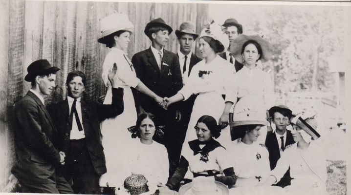 wolfknobgroup2.jpg
This is a group of young people on Wolf Knob, circa. 1916.  The photographer was Greely Spencer.
