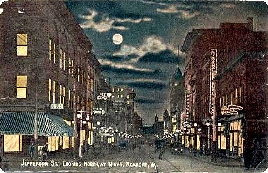 wranglerelectric1914.jpg
This 1914 postcard shows Jefferson Street and Wrangler Electric Company at night.
