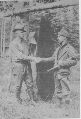 wrightgeorgea.jpg
This 1926 photo shows Chilhowie's Dr. George A. Wright (left) with an unidentified man after a bear hunt.
