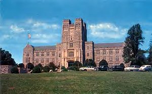 Blacksburg - Virginia Tech 
This view of the Virginia Tech Campus was taken in the 1950s.
