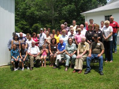 This is the Russell Family Reunion at Baptist Union Church in Flat Ridge, VA 
