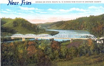 friesbridge.jpg
This is a 1940s postcard view of the Bridge over the New River near Fries.
