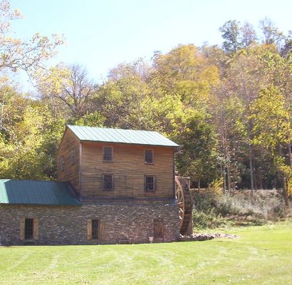100_1714.jpg
This photo taken October 13, 2006 by Jeff Weaver, shows the Palmer Mill Theater.  This facility is a recreation of the old Palmer Mill, but now hosts theatrical and musical events rather than grinding wheat and corn.
