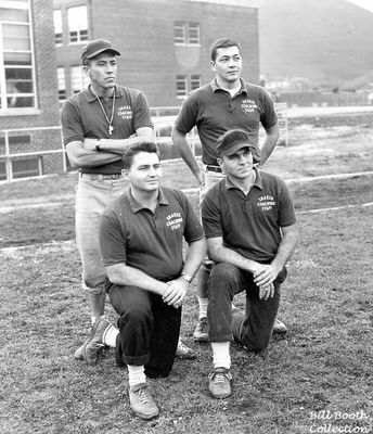 1964worthycoaches.jpg
1964 R. B. WORTHY HIGH SCHOOL FOOTBALL COACHING STAFF
 
KNEELING - FROM LEFT- HARRY JOHNSON, HEAD COACH AND NELSON ROSS; STANDING - FROM LEFT- DALLAS BROWN AND JIM WRIGHT.  Courtesy of Don Smith [email]dsmith1043@comcast.net[/email]
