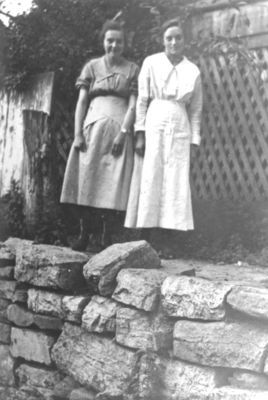 America_GracieDavidson.jpg
America Ann Doane Davidson and Gracie Davidson. 
America was the wife of Rosser Kelly Davidson of Cedar Branch. The photo was taken at Cedar Branch at the Davidson family home.  Courtesy of Lesa Long [email]ladygwenhwyvar@hotmail.com[/email]
