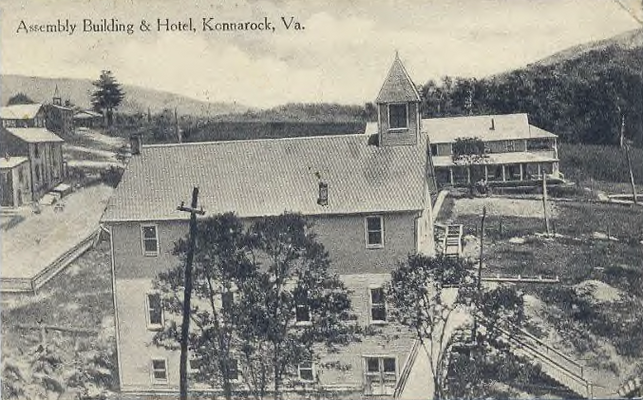 Konnarock1911.bmp
This facilty sat about 100 yards on the Smyth County side of the Smyth/Washington County line.  This postcard dates from 1911.
