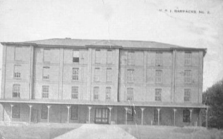 barracks2vpi.jpg
This is a 1916 postcard showing Barracks #2 on campus.
