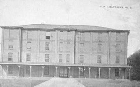 barracks2vpi.jpg
This is a 1916 postcard showing Barracks #2 on campus.
