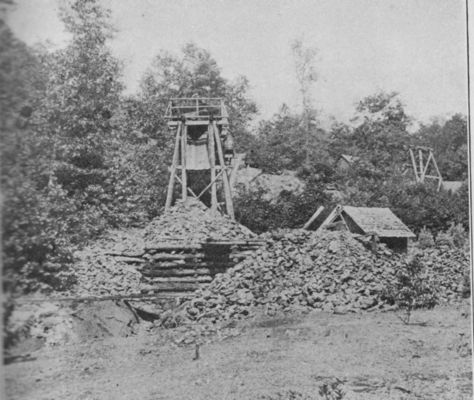 bettybakermine1.jpg
This view of the shaft opening at the Betty Baker Mine was made about 1905.
