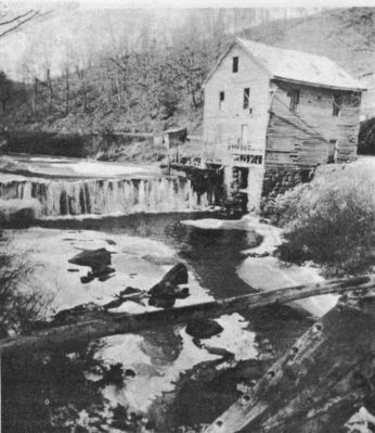 catronmill~0.jpg
This circa 1900 image shows Catron's Mill beside a partially frozen creek.
