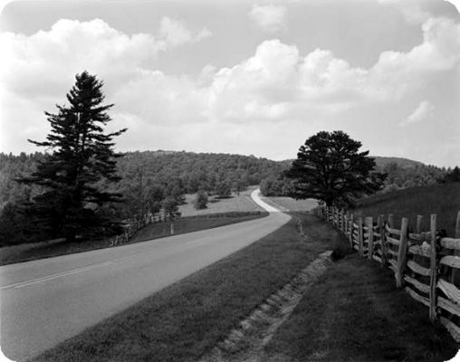 Doughton Park - Blue Ridge Parkway
This Library of Congress Image shows the Blue Ridge Parkway winding through Doughton Park.
