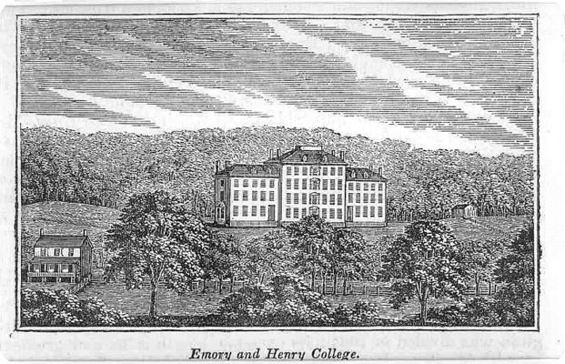 Emory - Emory and Henry College
This engraving of [url=http://www.ehc.edu]Emory and Henry College[/url] is taken from Howe's History of Virginia, published in 1846.
