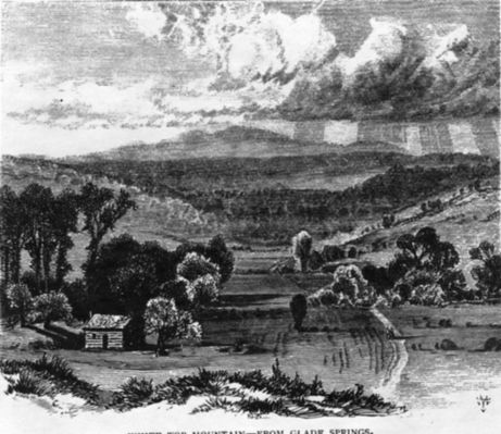glade1860.jpg
This wood cut purports to show the village of Glade Spring ca. 1840.  The mountain in the background is Whitetop, perhaps exaggerated.
