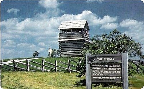 Hillsville - Ground Hog Mountain
From a 1960s era postcard.  Located at mile marker 188 on the Blue Ridge Parkway.
