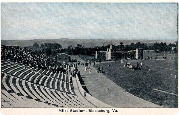 Blacksburg - Miles Stadium
This is a 1930s postcard view.
